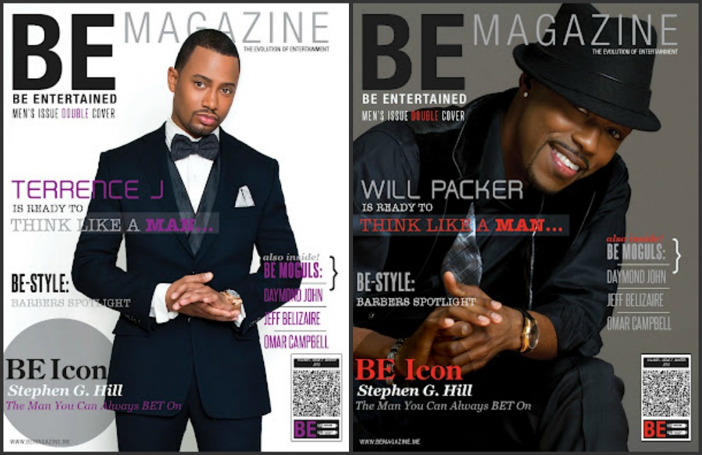 Terrence J & Will Packer Cover BE Magazine’s Men̵...